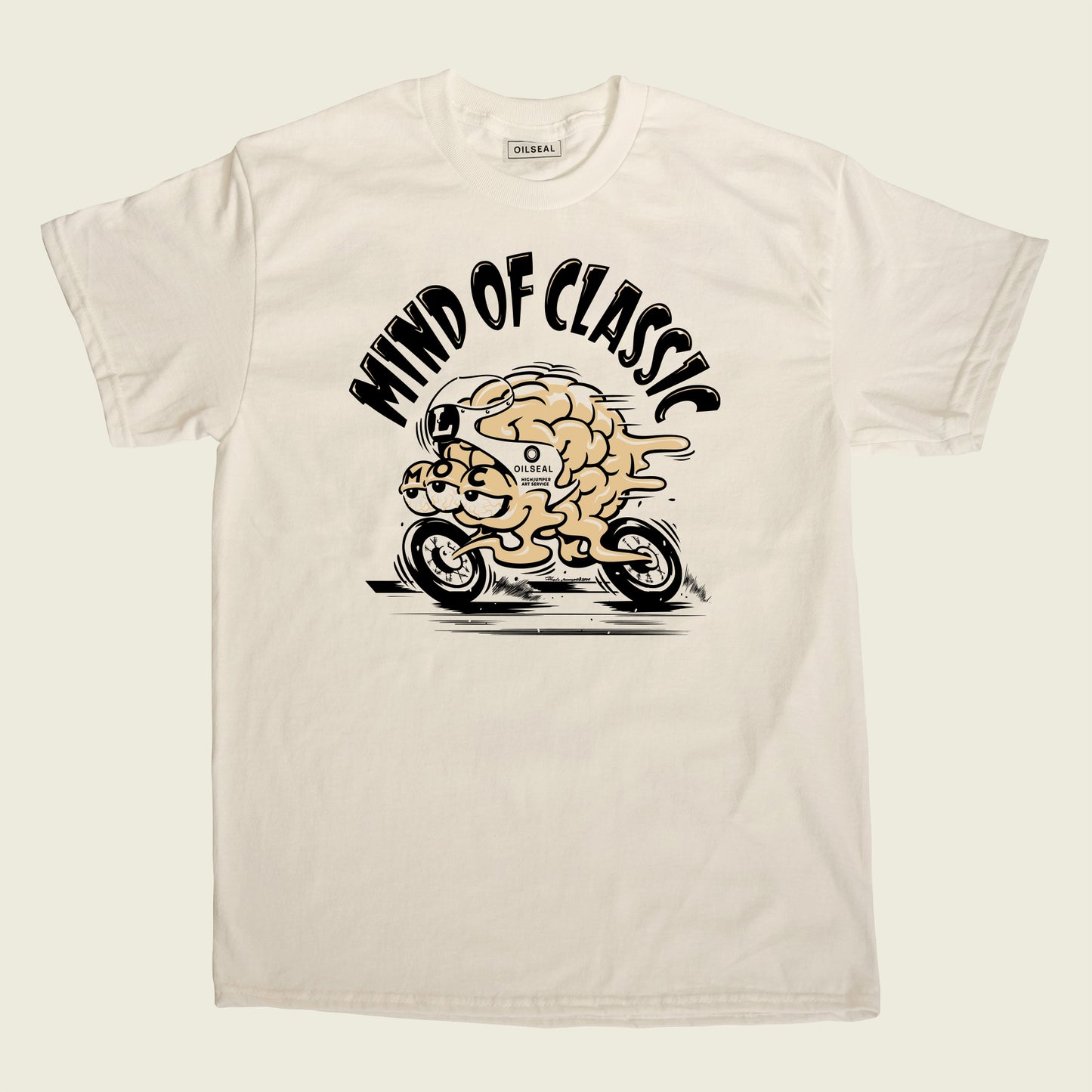 OILSEAL MIND OF CLASSIC BRAIN T-SHIRT
