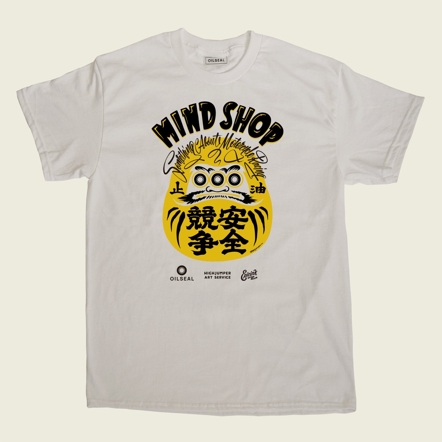 OILSEAL MIND SHOP <Safety Competition> Daruma T-SHIRT