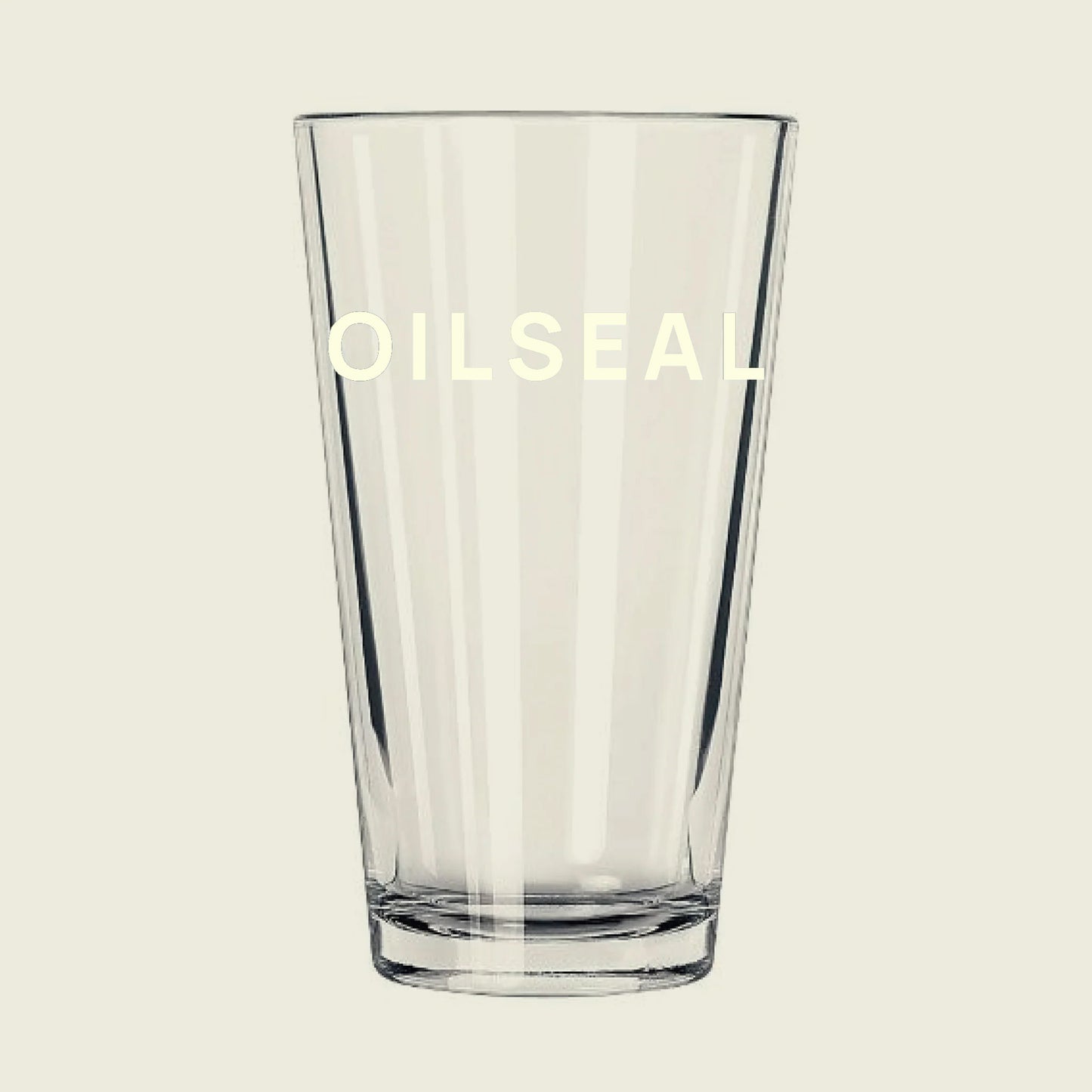 OILSEAL PINT GLASS #IVORY