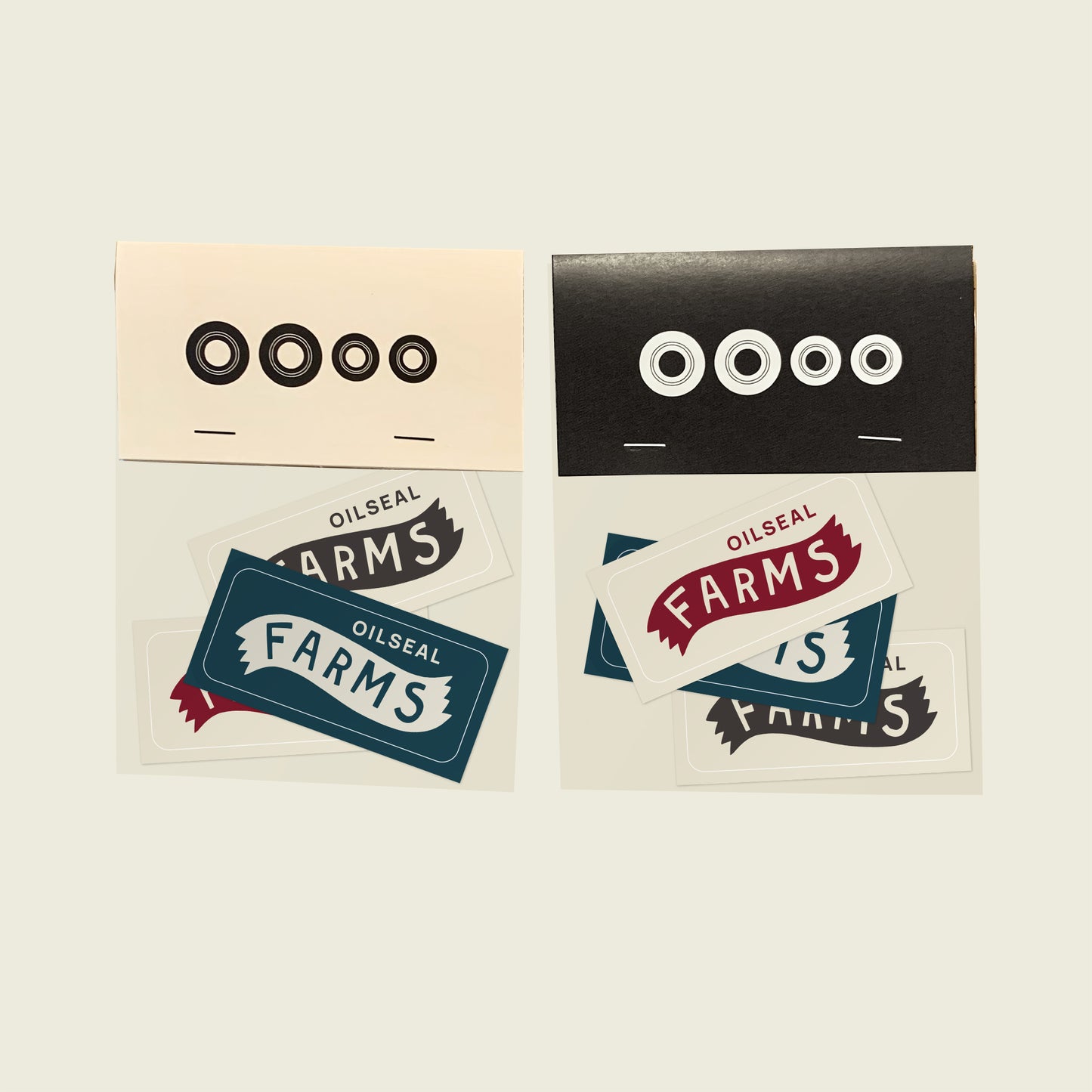 OILSEAL FARMS "HOE-A" STICKER SET