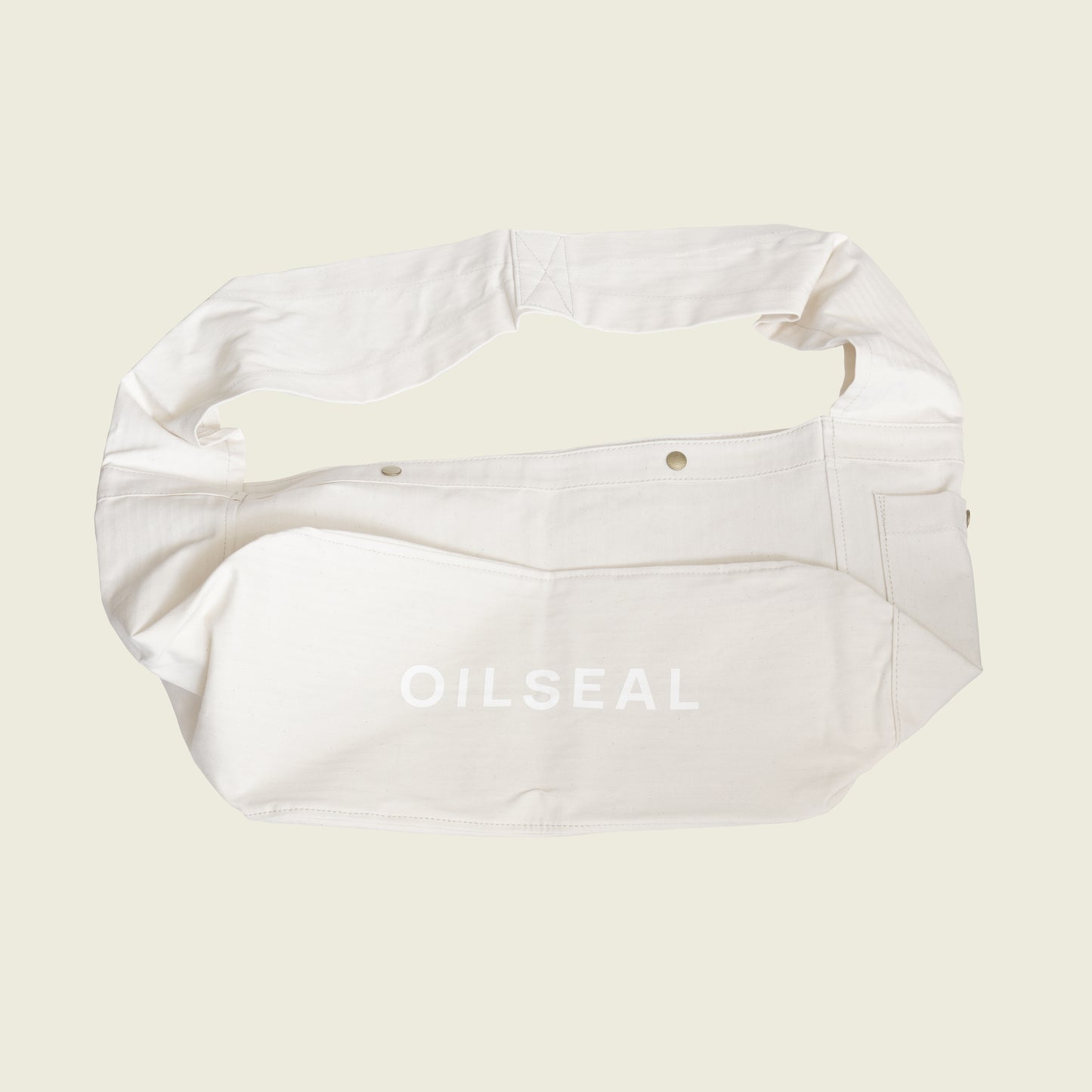 OILSEAL NEWS BOY BAG #WHITE