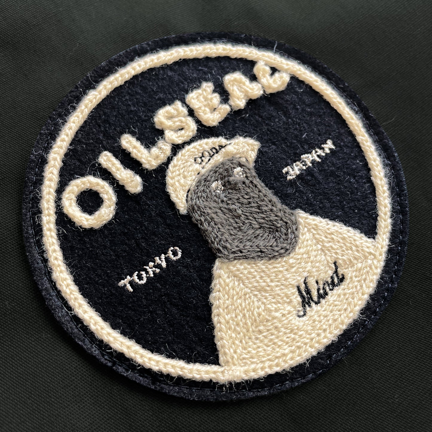 OILSEAL "MINDONG" PATCH COACHES JACKET #BLACK