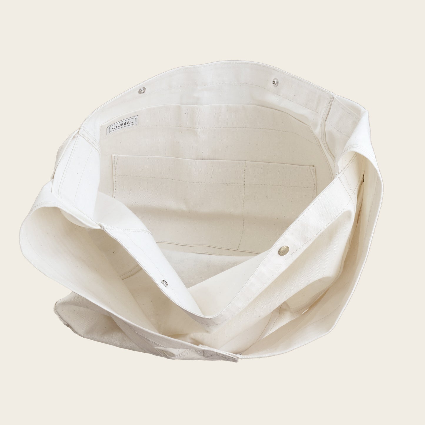 OILSEAL x ANIMALBOAT NEWS BOY BAG #WHITE