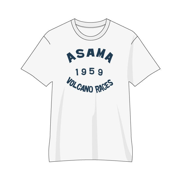 【Gildan ボディ】ASAMA T-shirt × Tengu Speed Club #WHITE