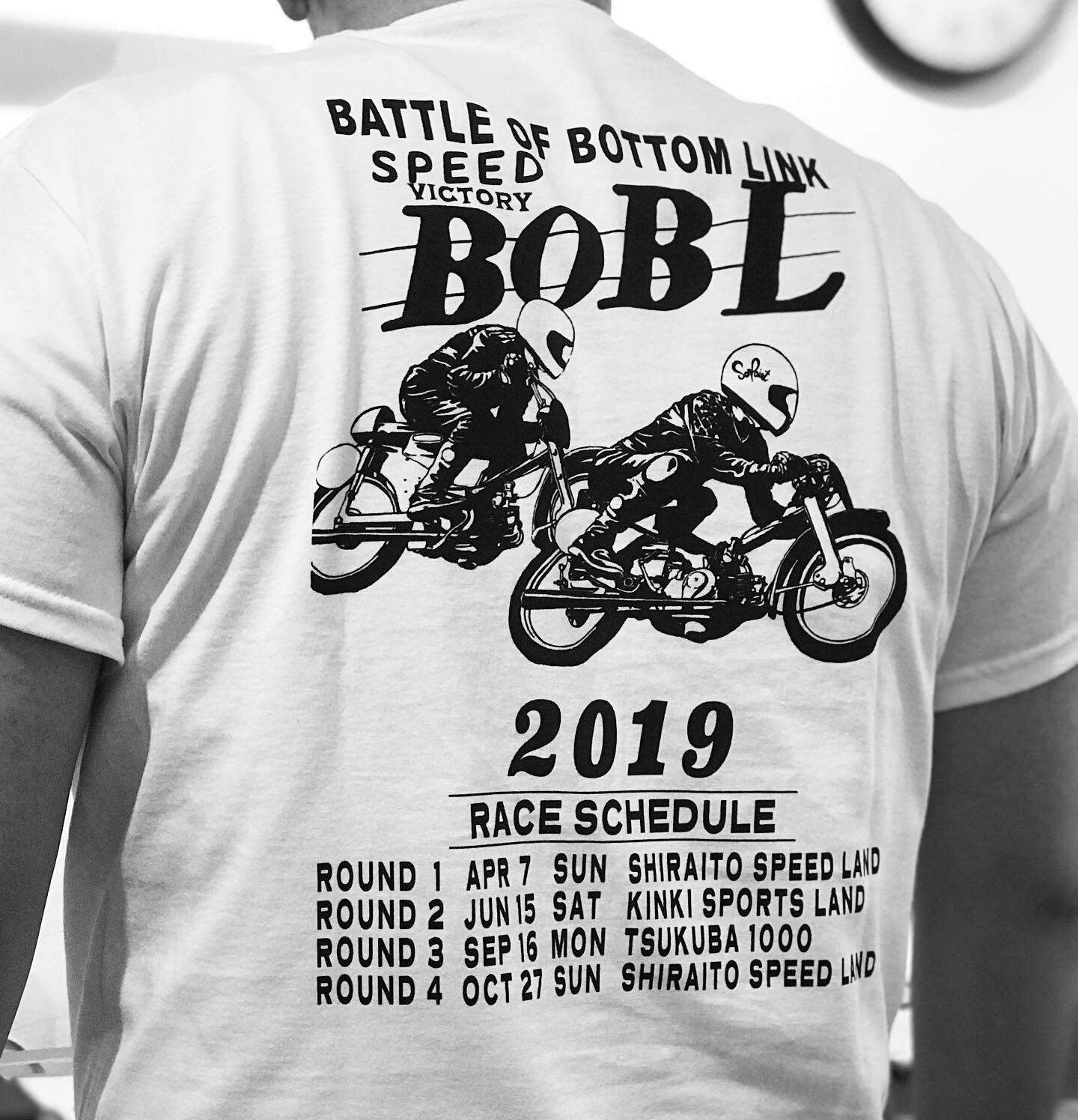 BOBL 2019 POSTER T-shirts #WHITE