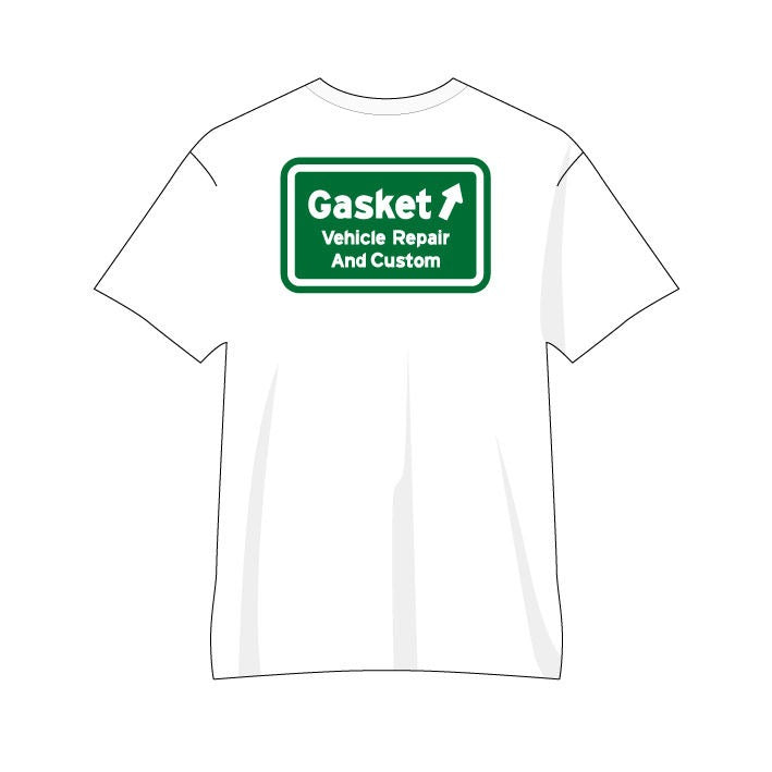 Gasket T-shirt #WHITE