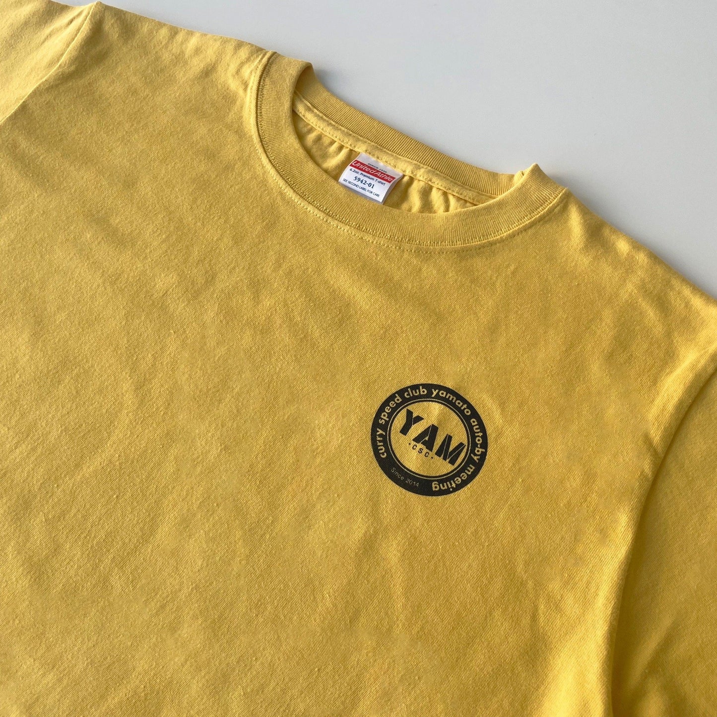 YAMATO AUTO-BY MEETING T-shirts #YELLOW