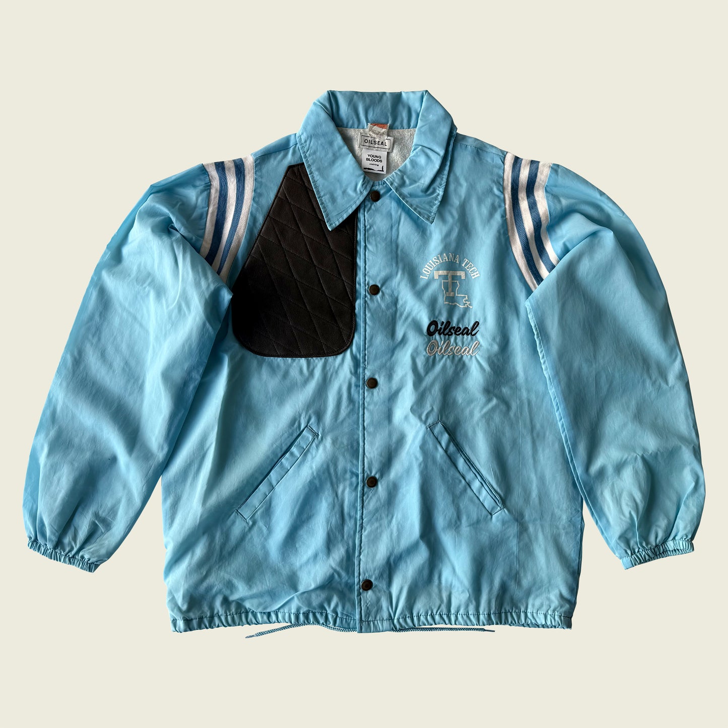 OILSEAL "MINDONG" PATCH COACHES JACKET #BLACK 