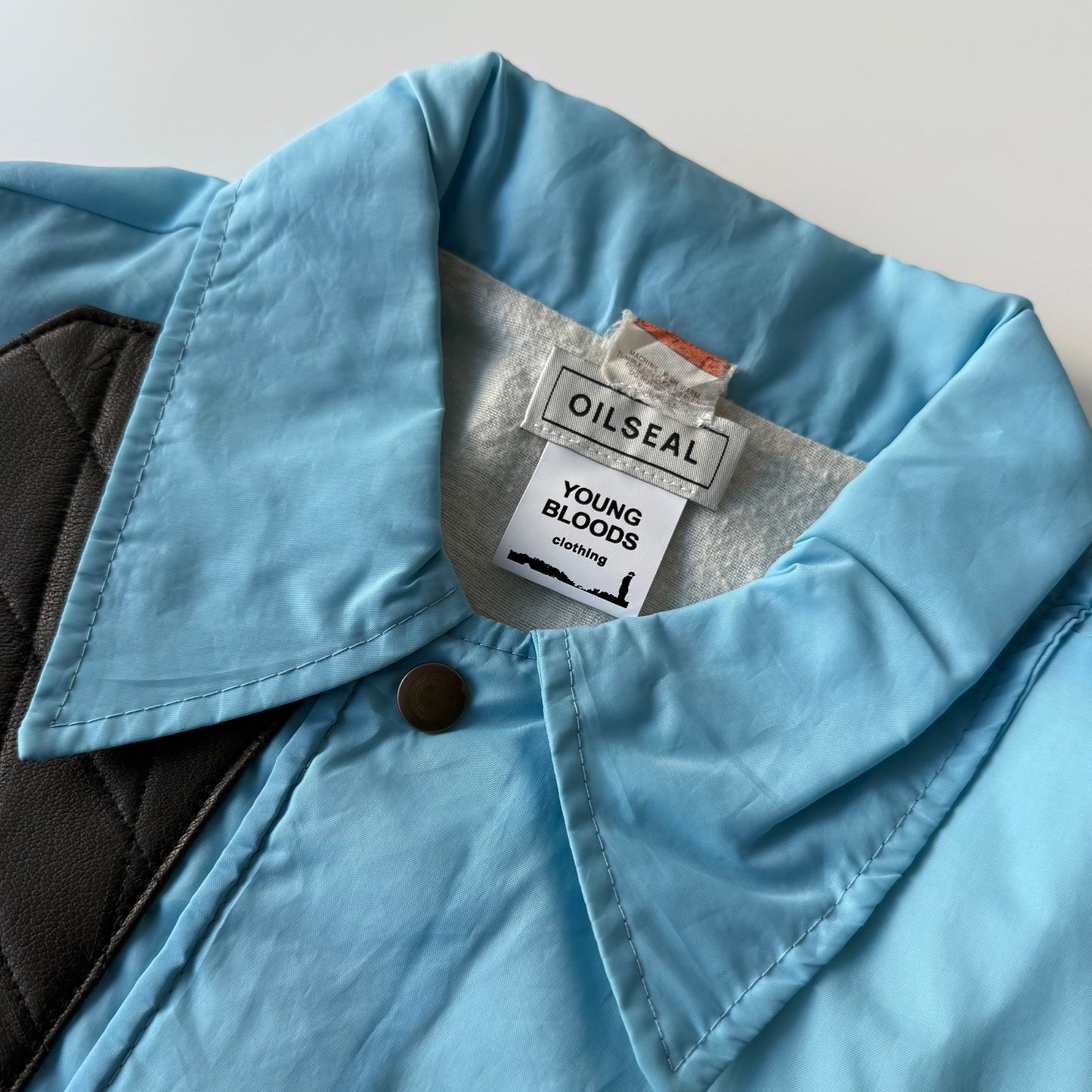 OILSEAL "MINDONG" PATCH COACHES JACKET #BLACK 