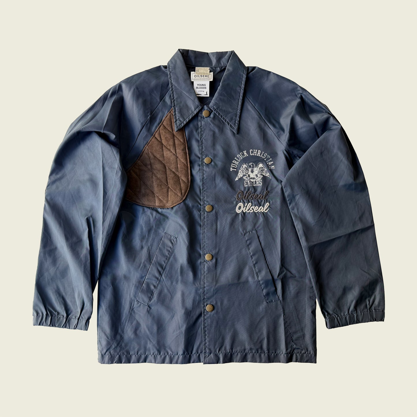 OILSEAL "MINDONG" PATCH COACHES JACKET #BLACK 