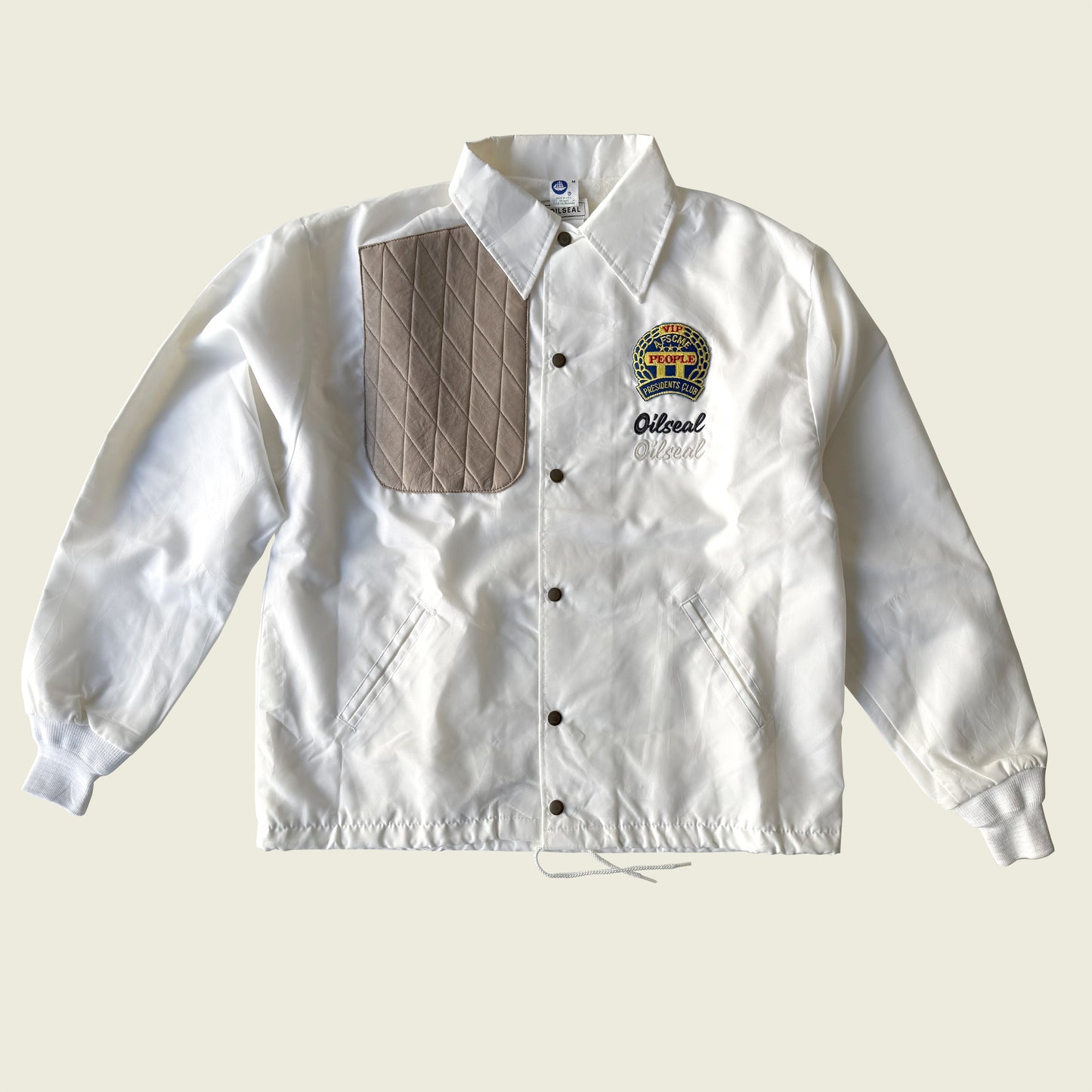 OILSEAL "MINDONG" PATCH COACHES JACKET #BLACK 