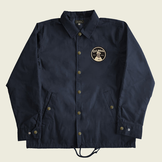 OILSEAL "MINDONG" NEW PATCH COACHES JACKET #NAVY