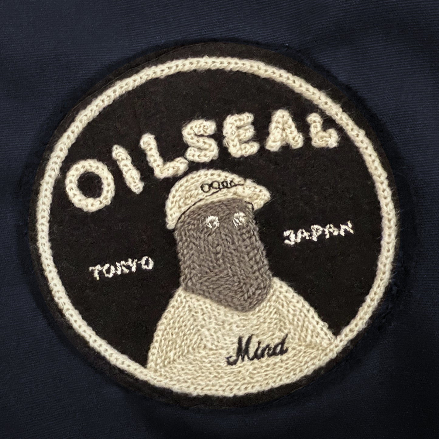 OILSEAL "MINDONG" NEW PATCH COACHES JACKET #NAVY